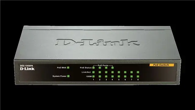 D-Link prekidač DES-1008PA POE 52W