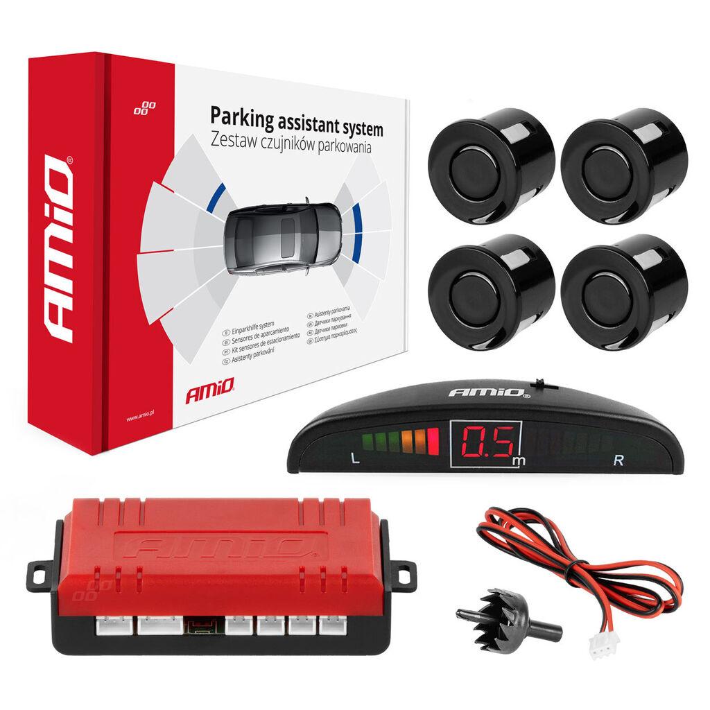Amio, Parking senzori sa displejem (4 senzora), Crni 01565