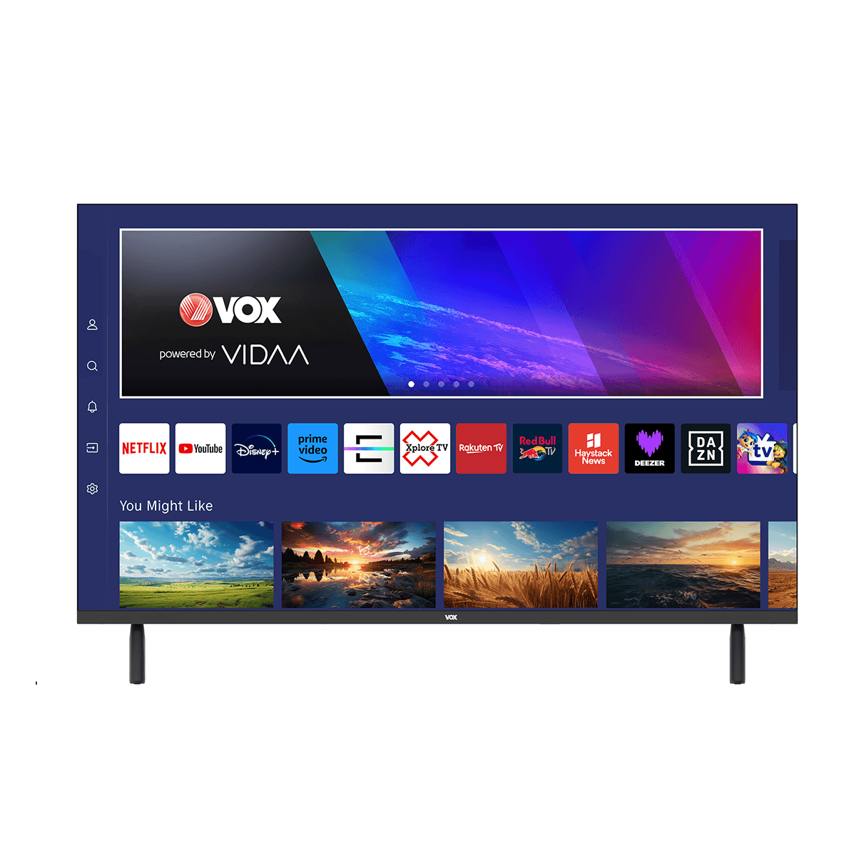 VOX Televizor 32VDH683B, 32", HD Ready, Smart, Vidaa U