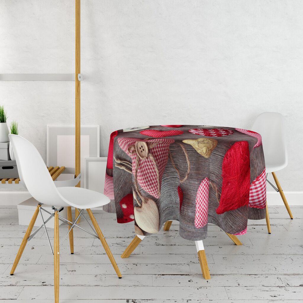 Hermia stolnjak za stolove 20 komada, 160 cm, šareni