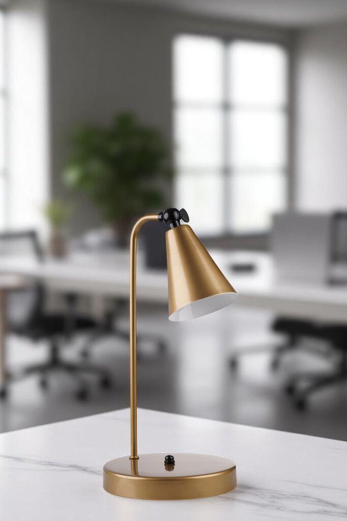 Opviq Stolna lampa 8895-2, Zlatne boje