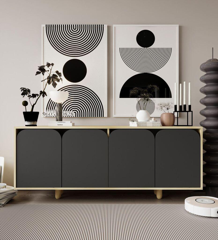 Hanah Home Komoda Lazio Bohem 180, antracit