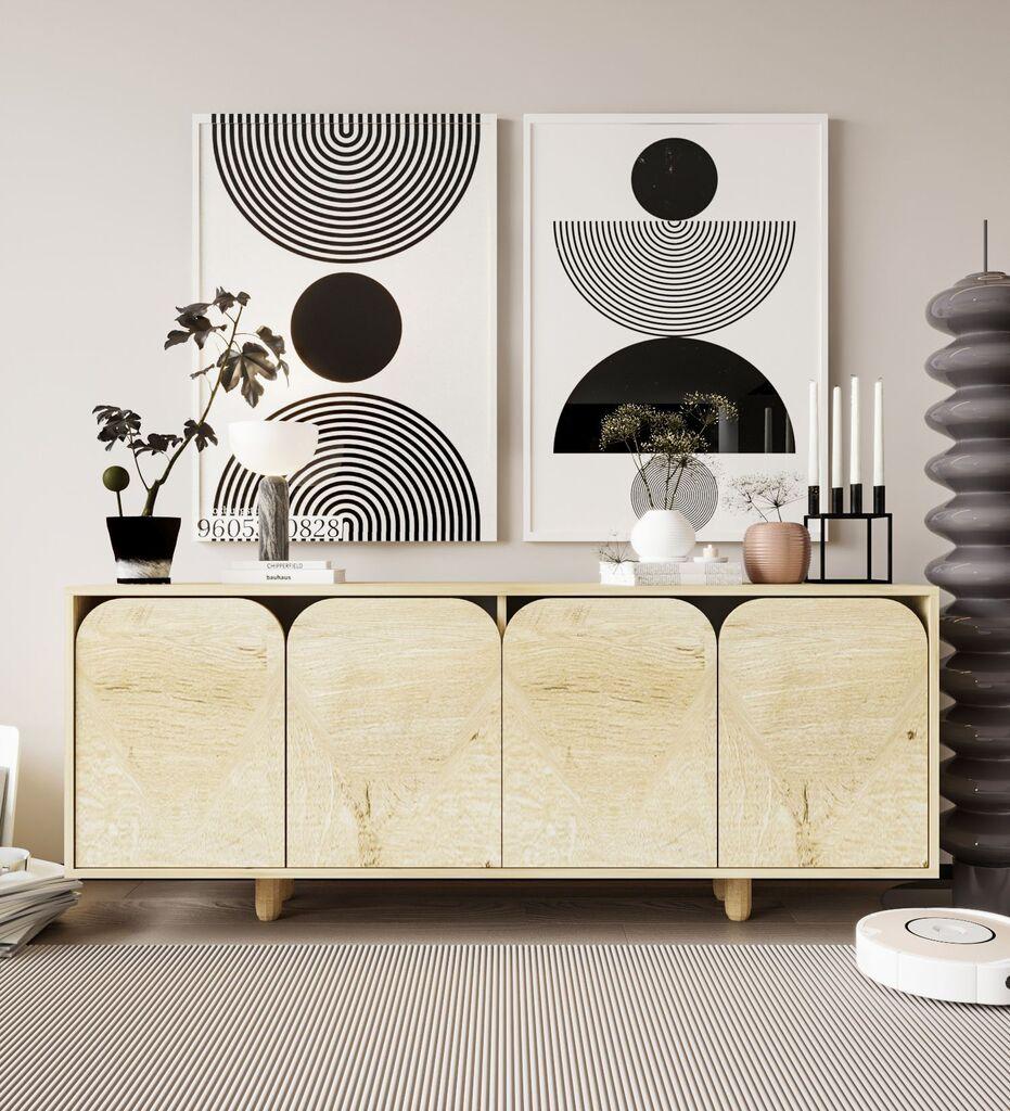 Hanah Home Komoda Lazio Bohem 180, hrast