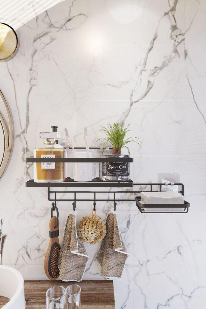 Hermia Organizator za Kupaonicu SY303, Crni