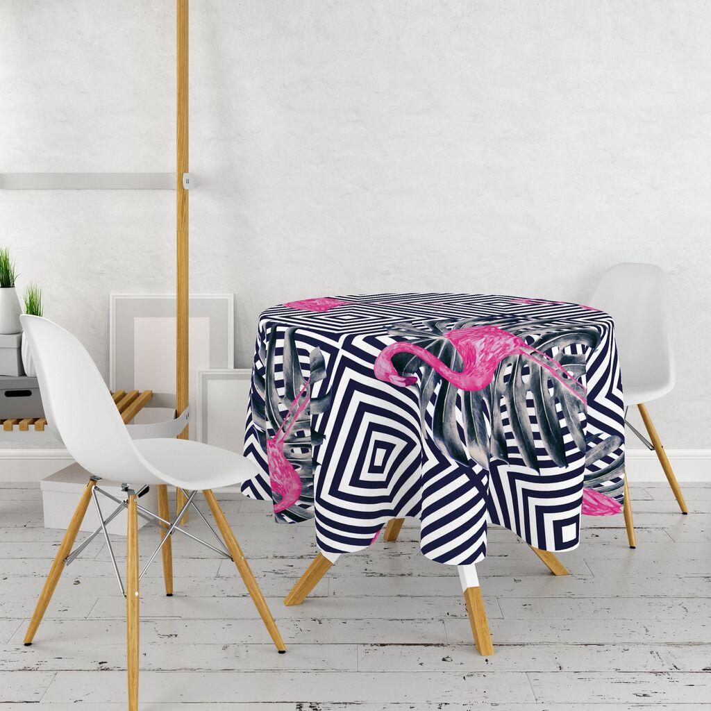 Hermia stolnjak za stolove 12, 160 cm, šareni