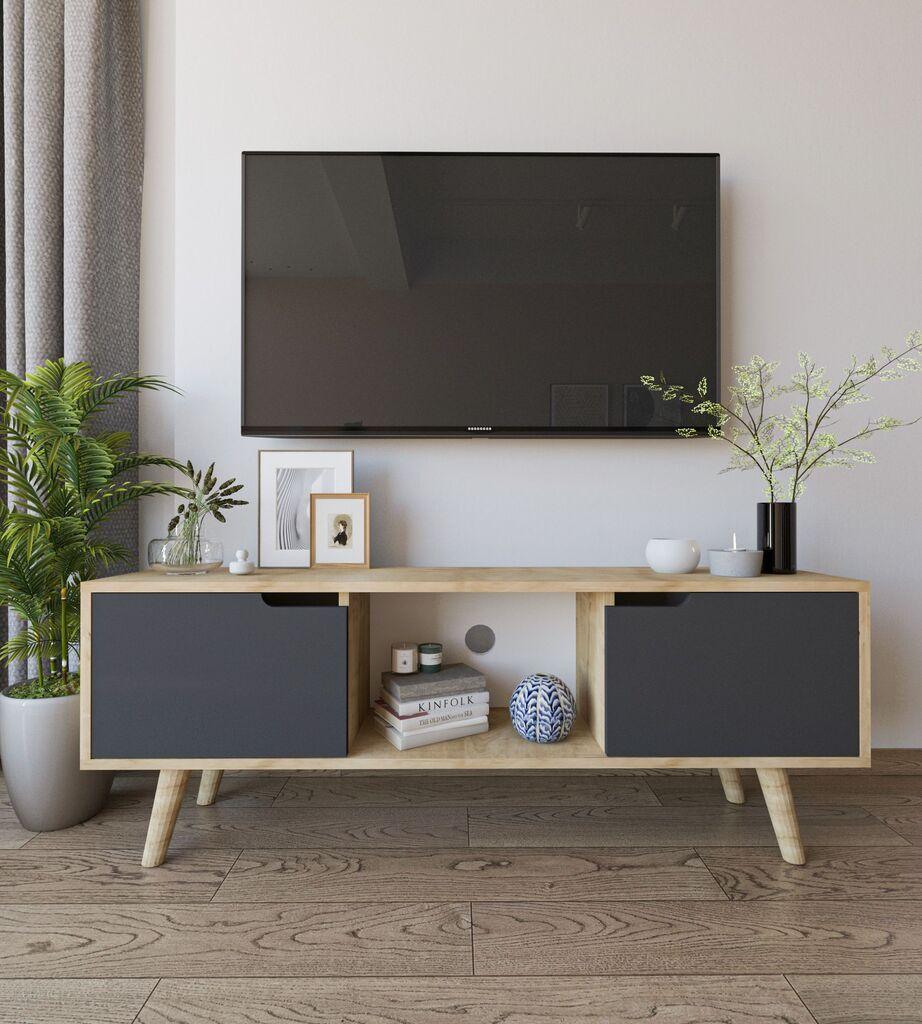 Hanah Home TV komoda Sienna, antracit