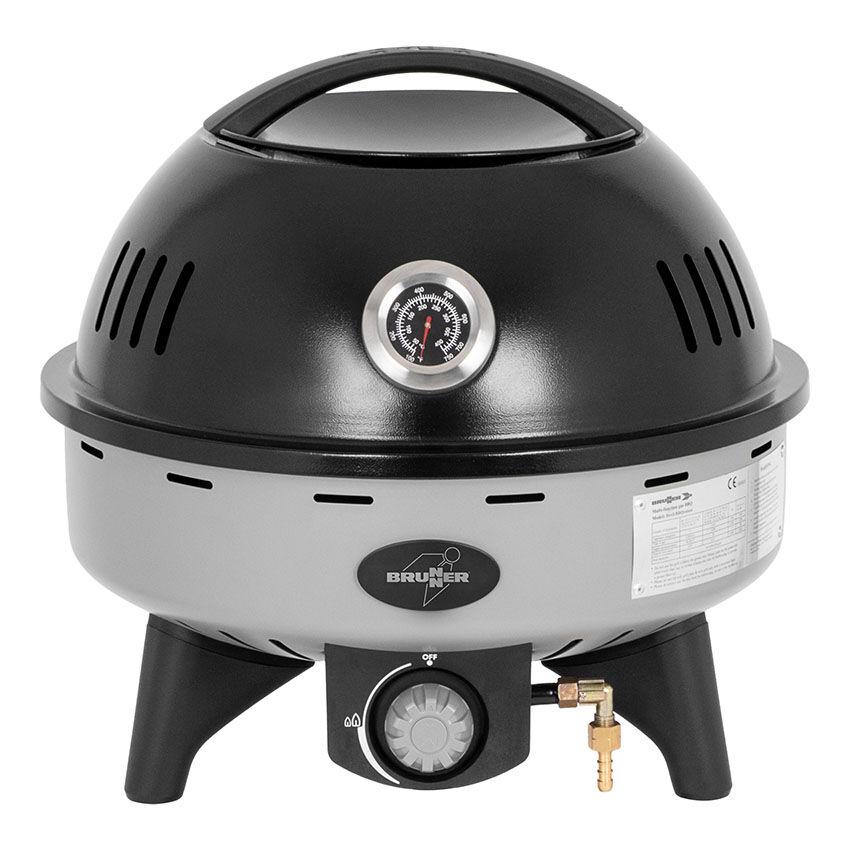 Brunner, Prenosivi plinski roštilj, Devil BBQruiser, 30 mbar LT, Crno-sivi
