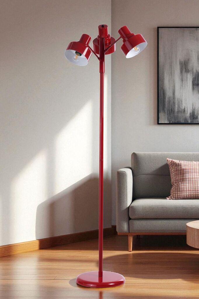 Opviq podna lampa 8946-6, crvena