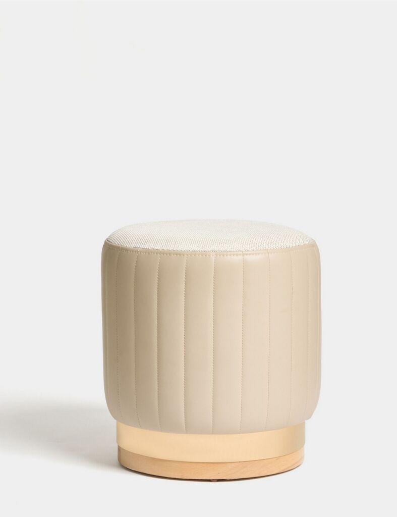 Atelier del Sofa Tabure Nordica, krem