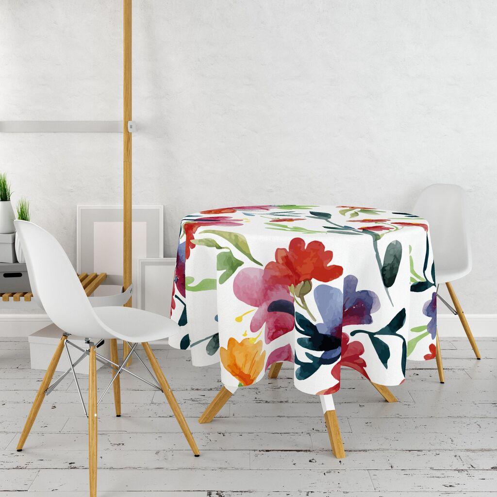 Hermia stolnjak za stol, 17 komada, 160 cm, šareni