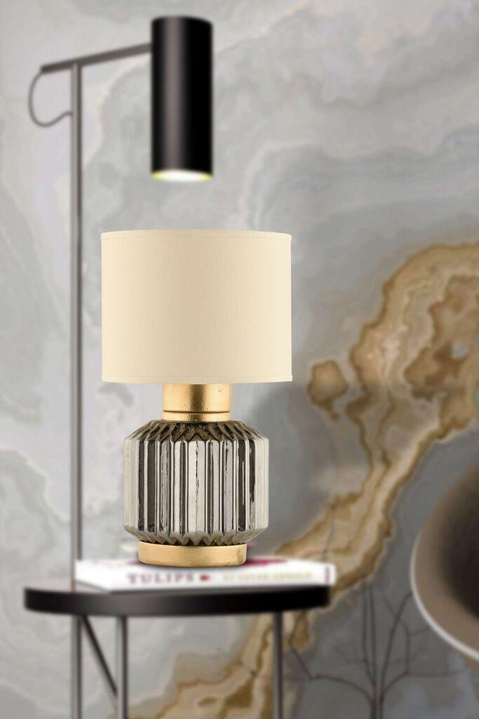 Opviq Stona lampa 64901, Zlatna boja