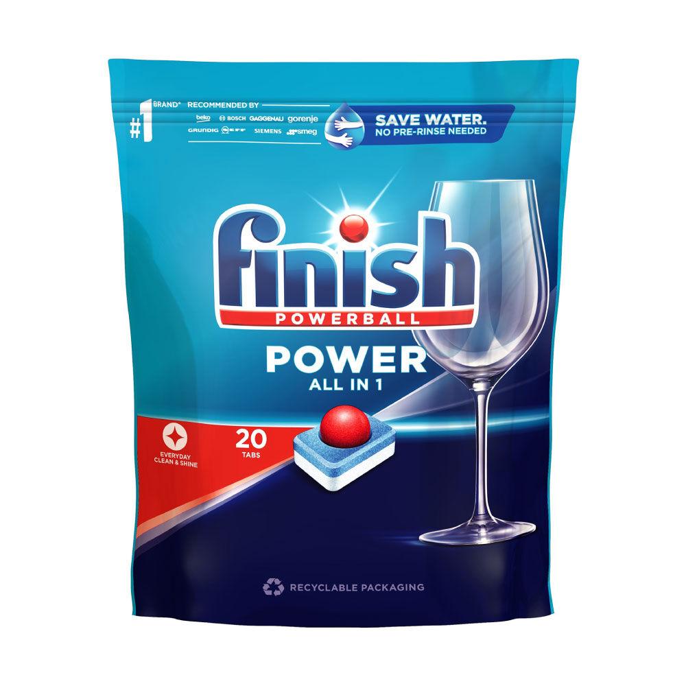 Finish Tablete za suđe All in One Powerball, 20kom