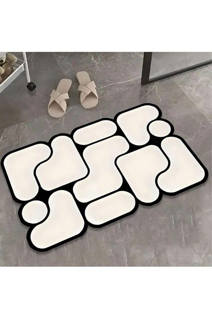 L'essentiel Maison Calico tepih za kupatilo, bijela