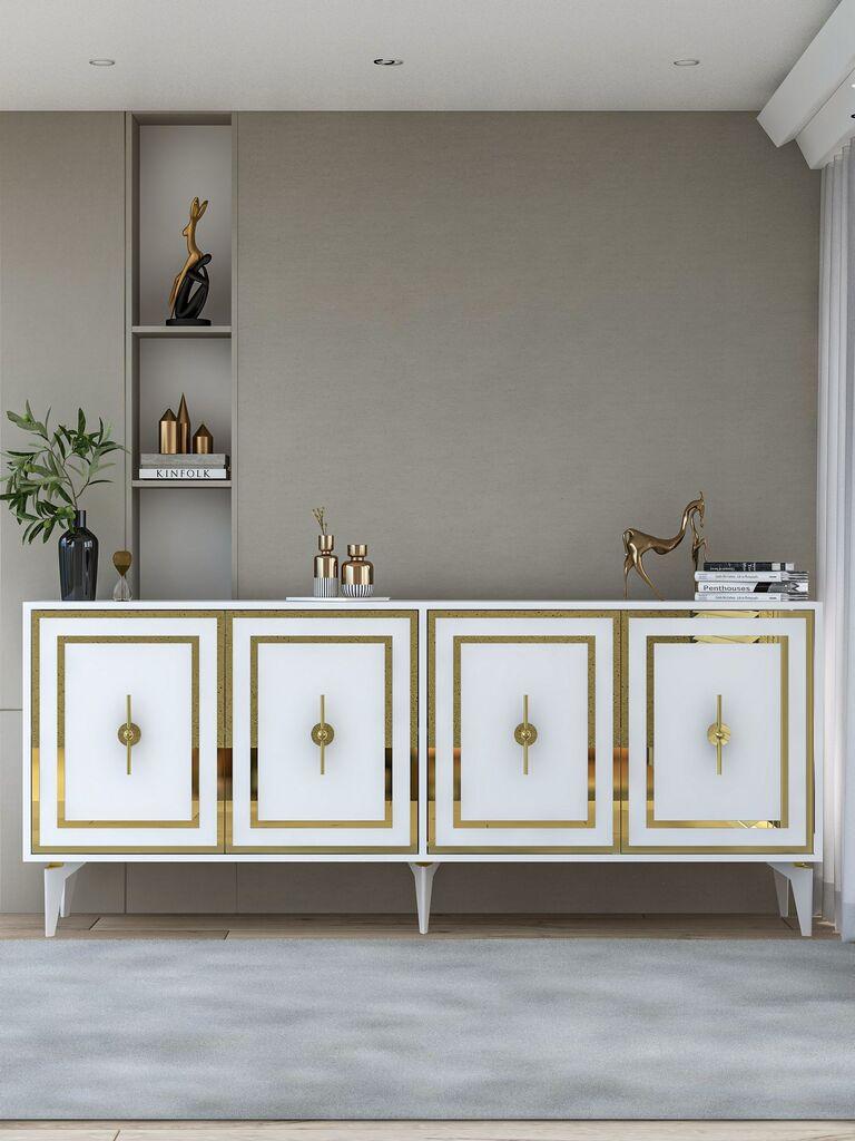 Hanah Home Samba komoda s ladicama, bijela