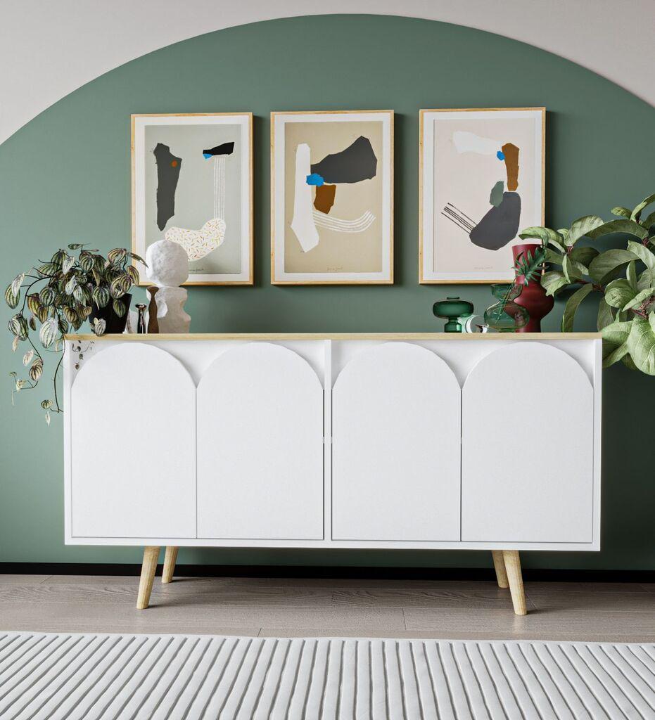 Hanah Home Komoda Venezia 150, Bijela