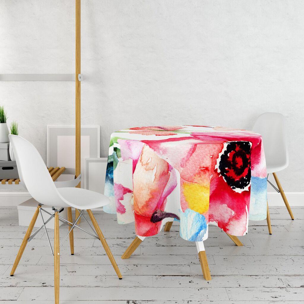 Hermia stolnjak za stol, 160 cm, šareni