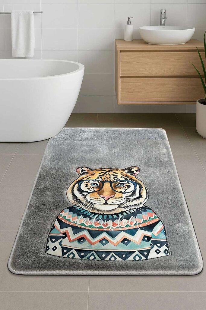 L'essentiel Maison Logwe tepih za kupatilo, siva