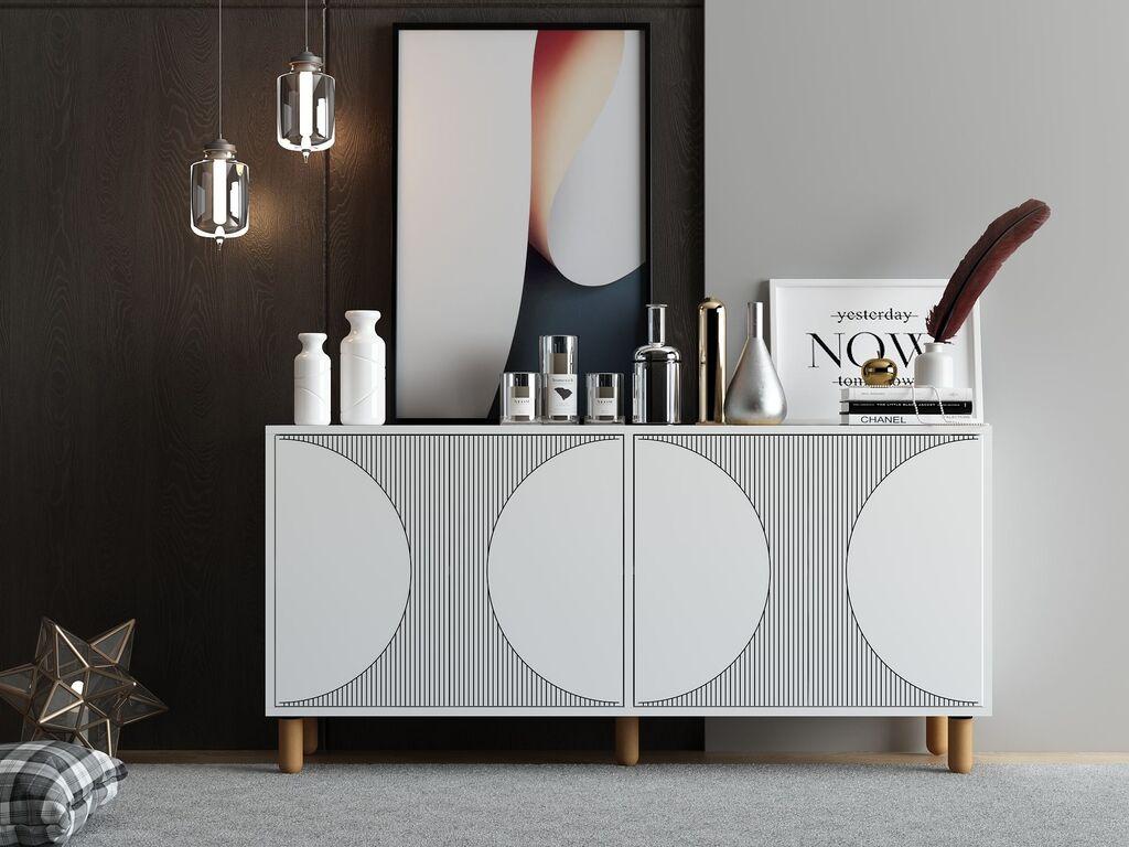 Hanah Home Komoda Arventa, Bijela