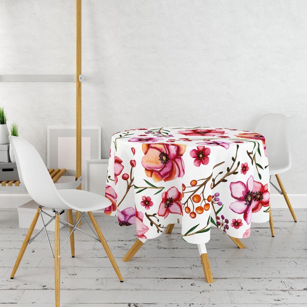 Hermia stolnjak za stol, 15 komada, 160 cm, šareni