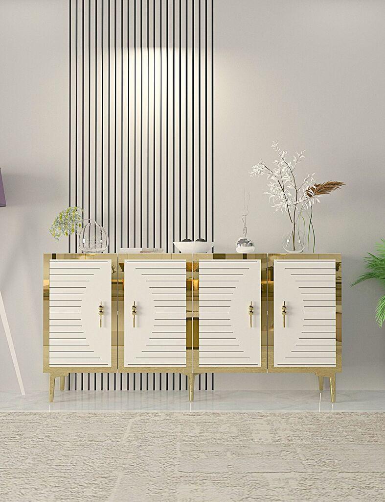 Hanah Home Tuna komoda s ladicama, bijela