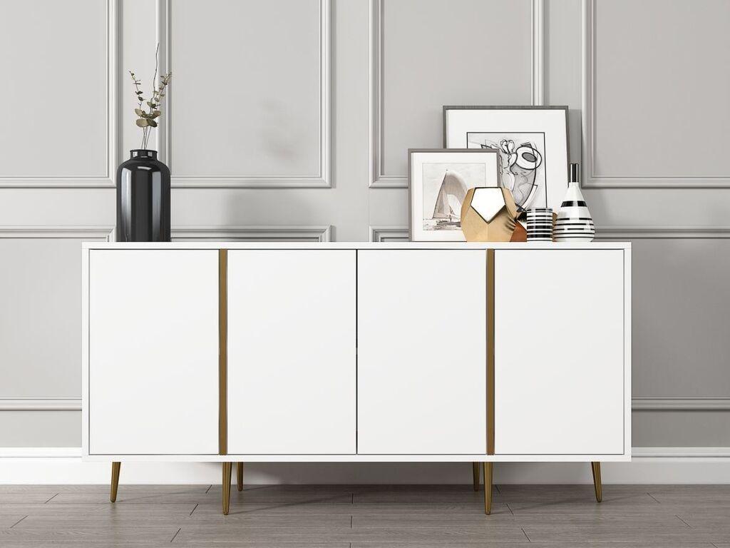 Hanah Home Arven Komoda s ladicama, bijela