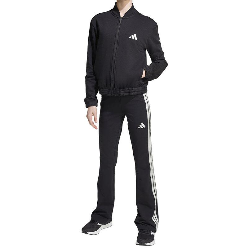 Adidas trenerka za djevojčice JG GLAM TS, crna