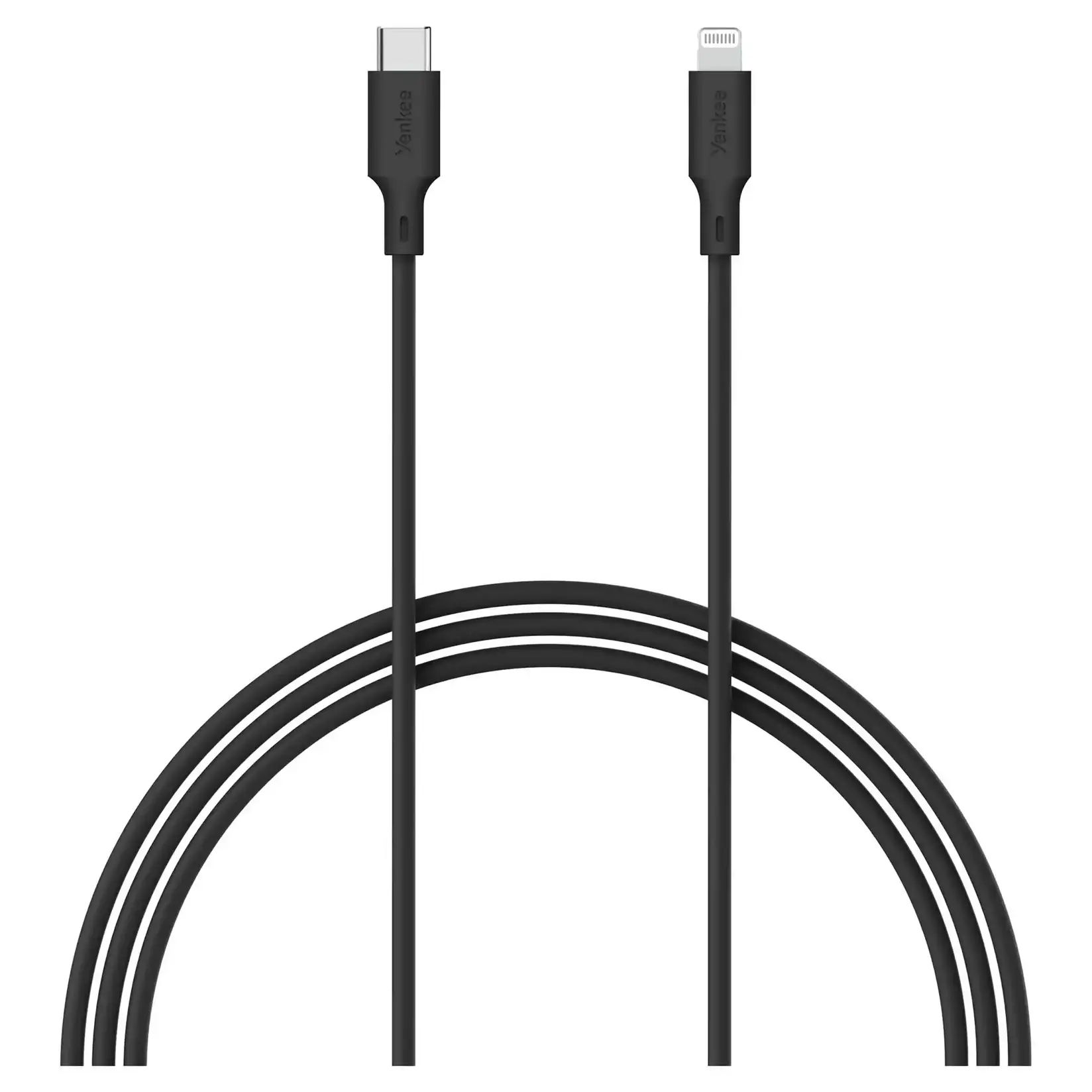 Yenkee kabel USB tipa C za rasvjetu YCU 635 BK, 1,5 m, crni
