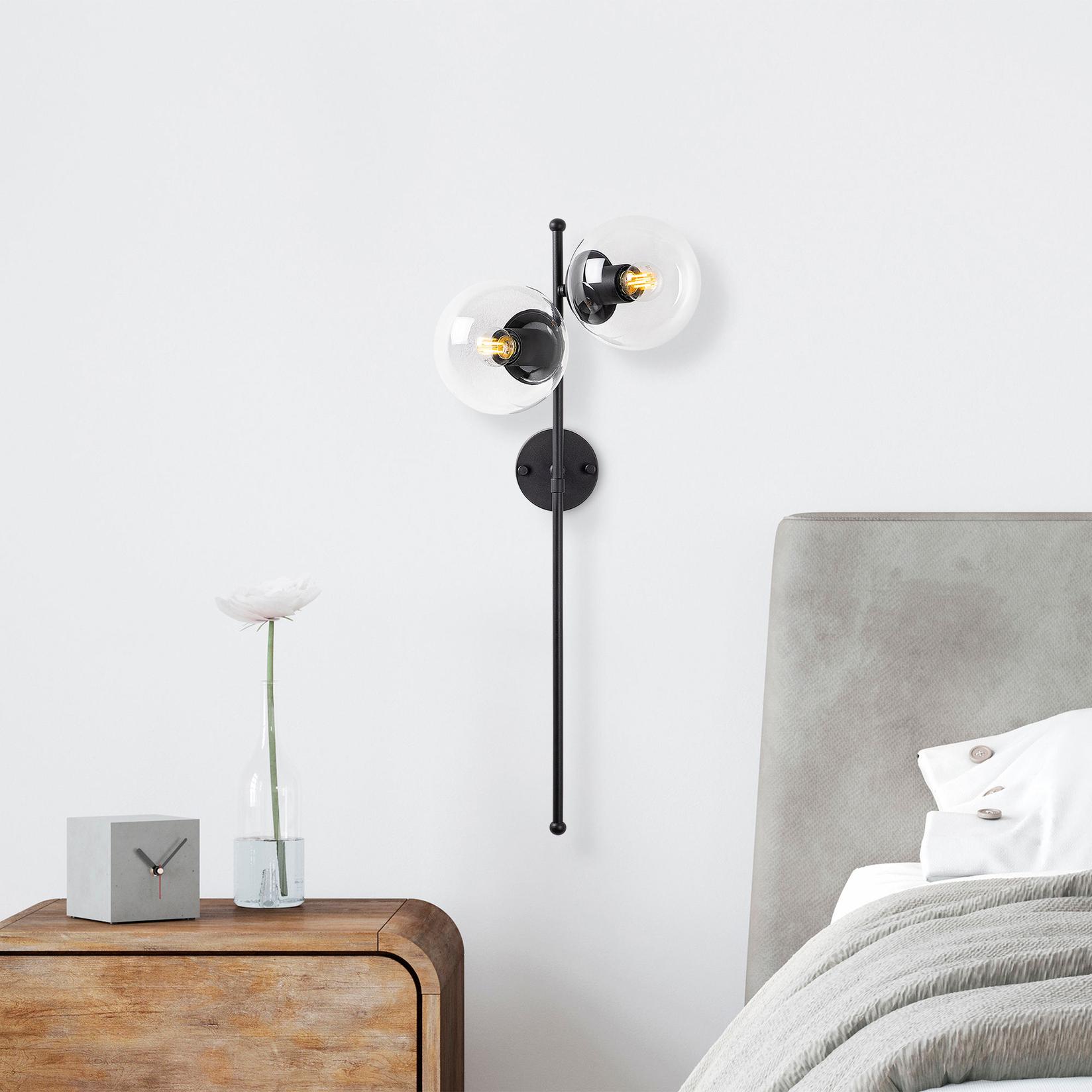 Opviq Zidna lampa, crna