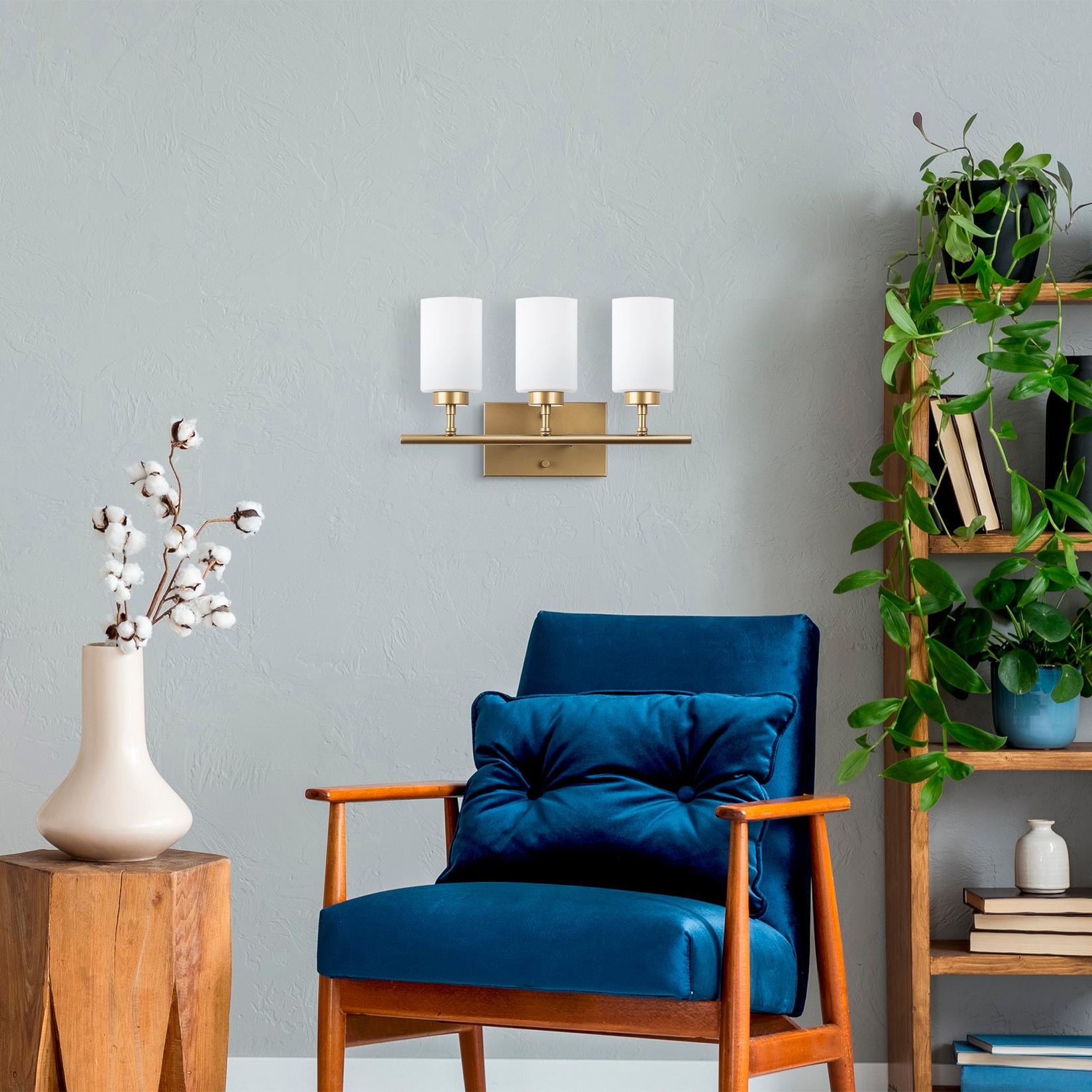 Opviq zidna lampa, zlatna