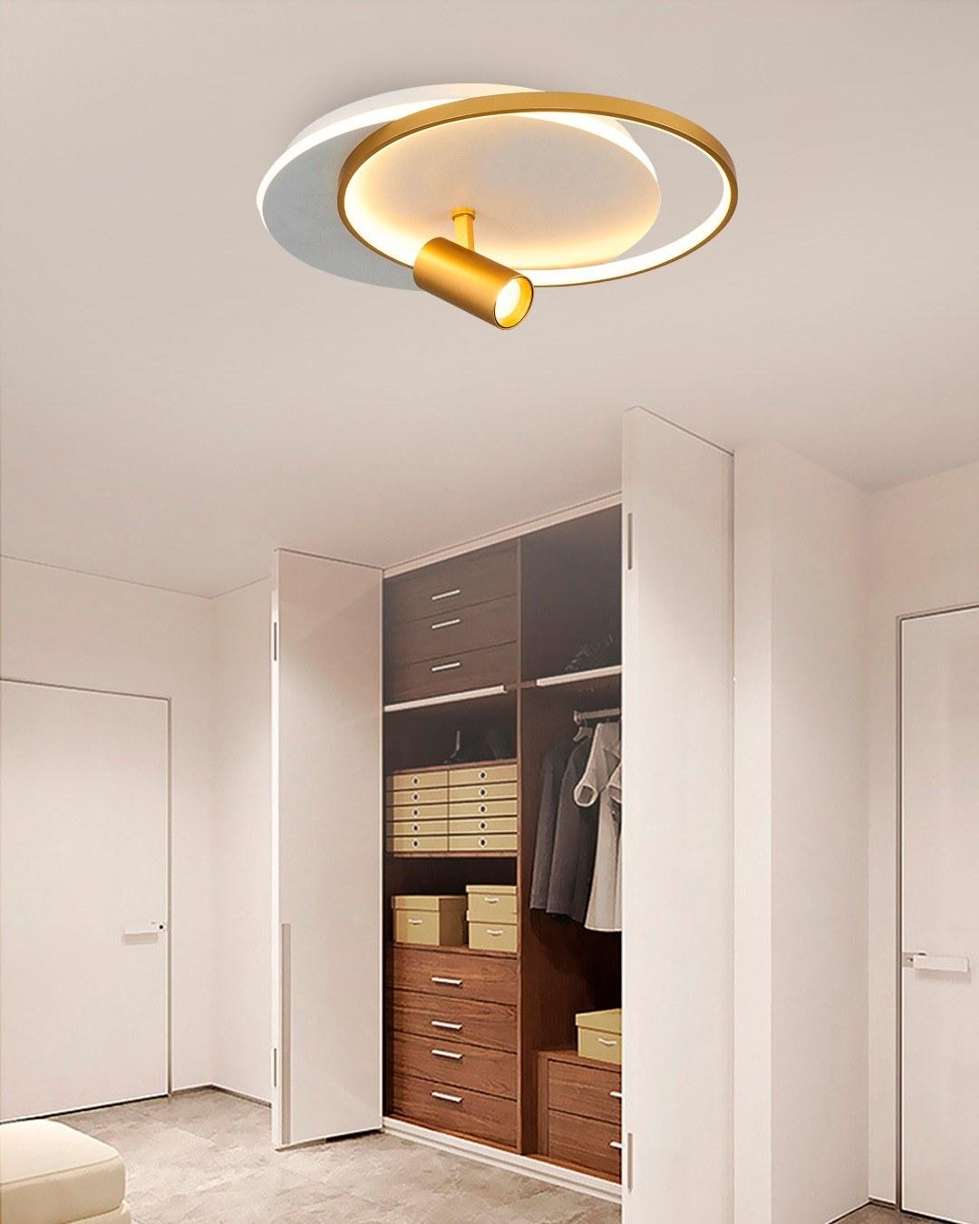 Opviq Zidna lampa 3000K, IP20, Bijelo-zlatna