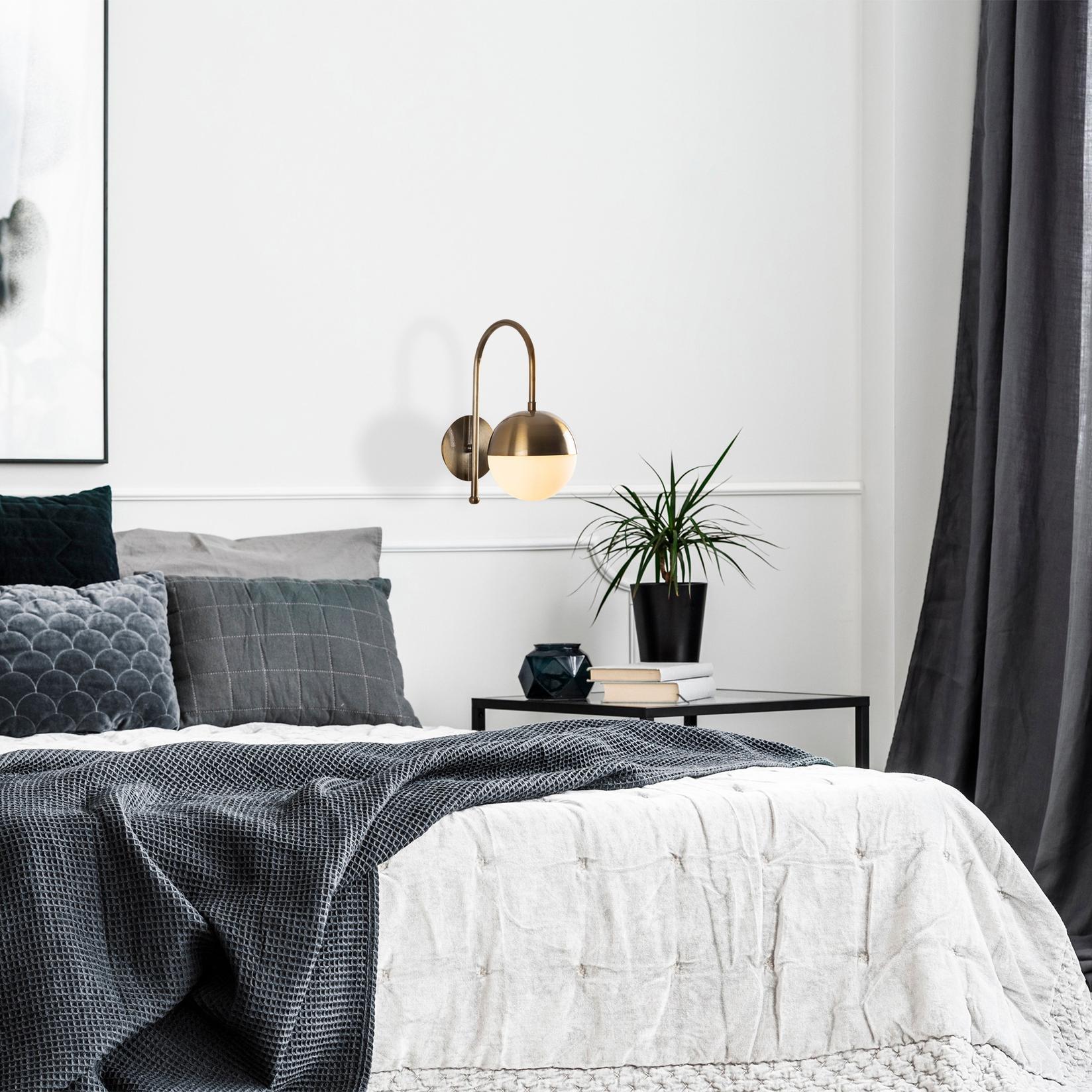 Opviq Zidna lampa E27 Max 40W, Bronza