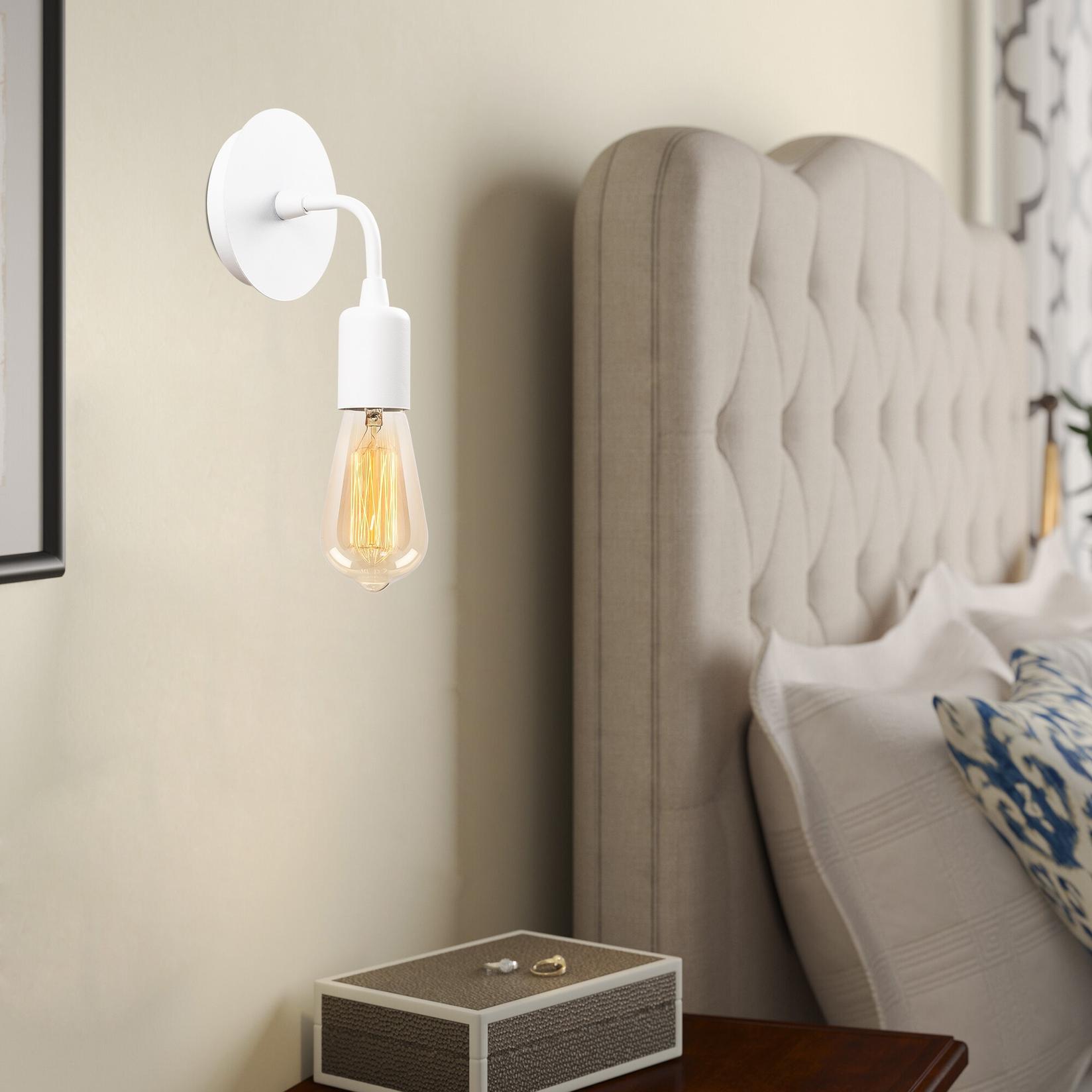 Opviq Zidna lampa E27 Grlo, Bijela