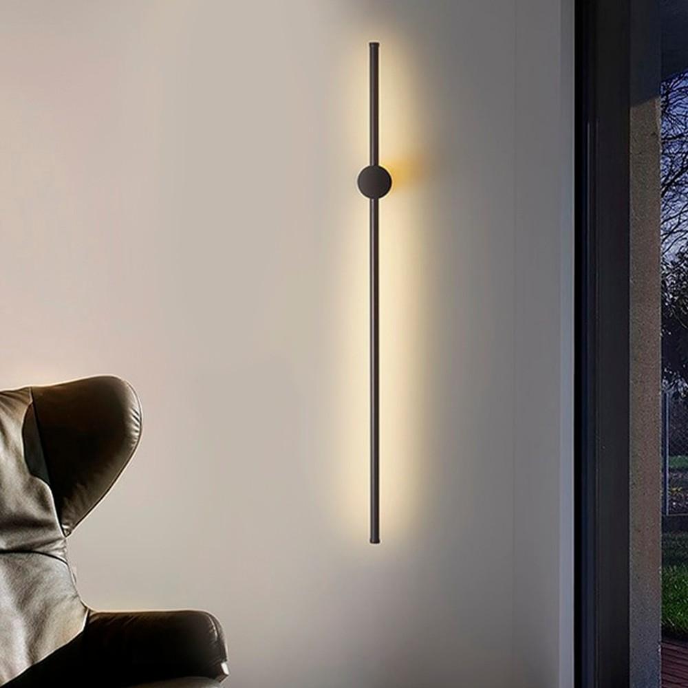 Opviq Zidna lampa 3000K, 18W LED, Crna