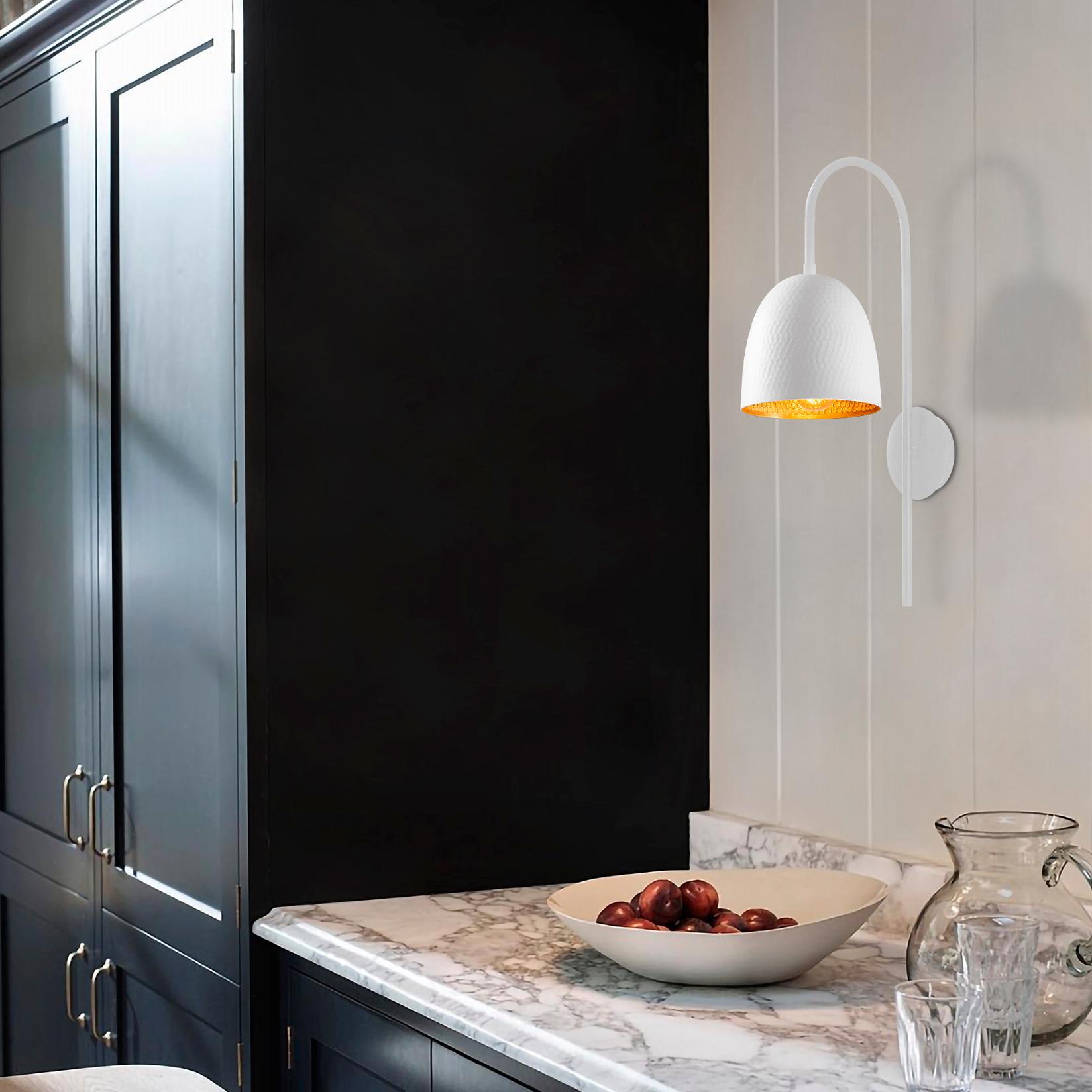 Opviq Zidna lampa E27 Grlo, Bijela