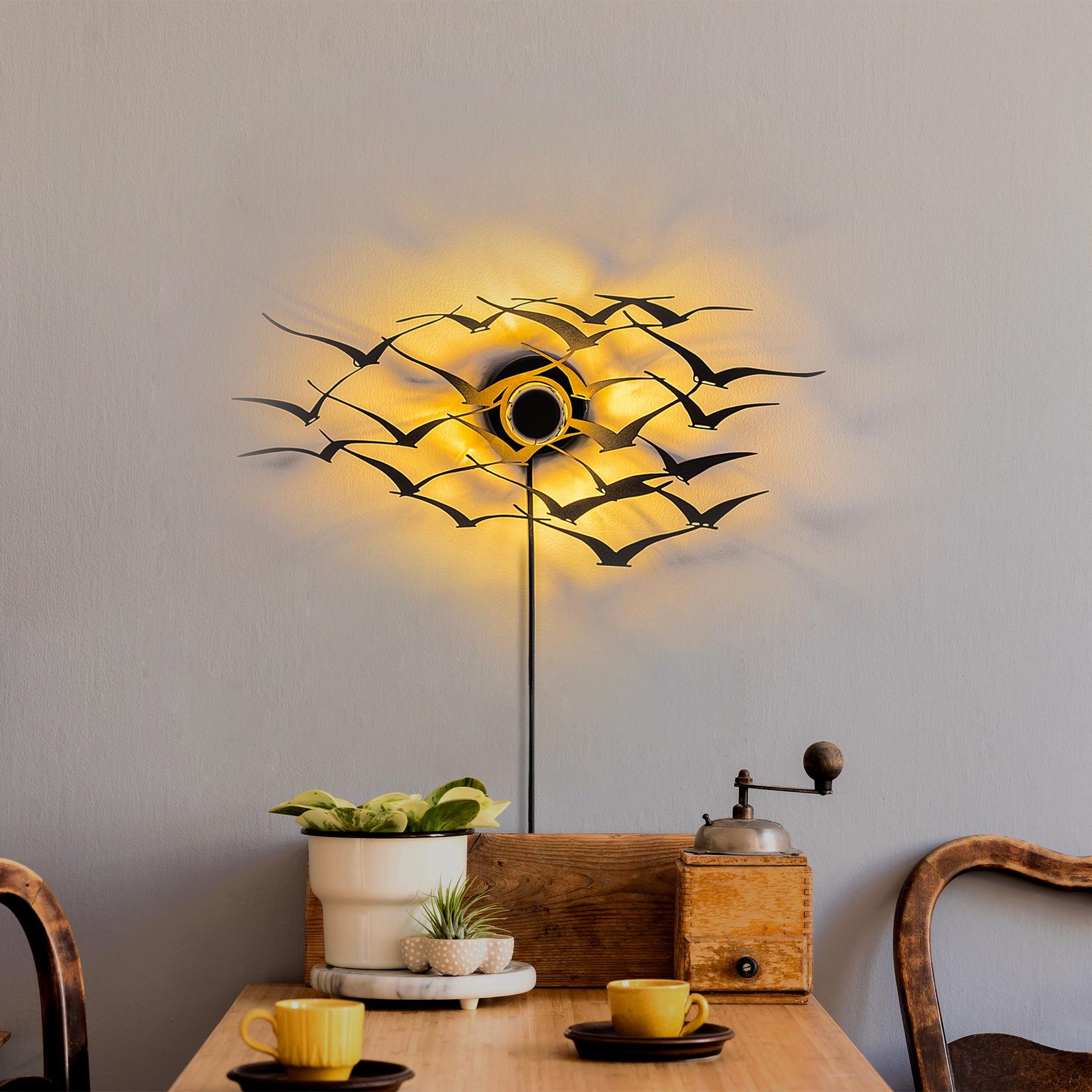 Opviq Zidna lampa, crna