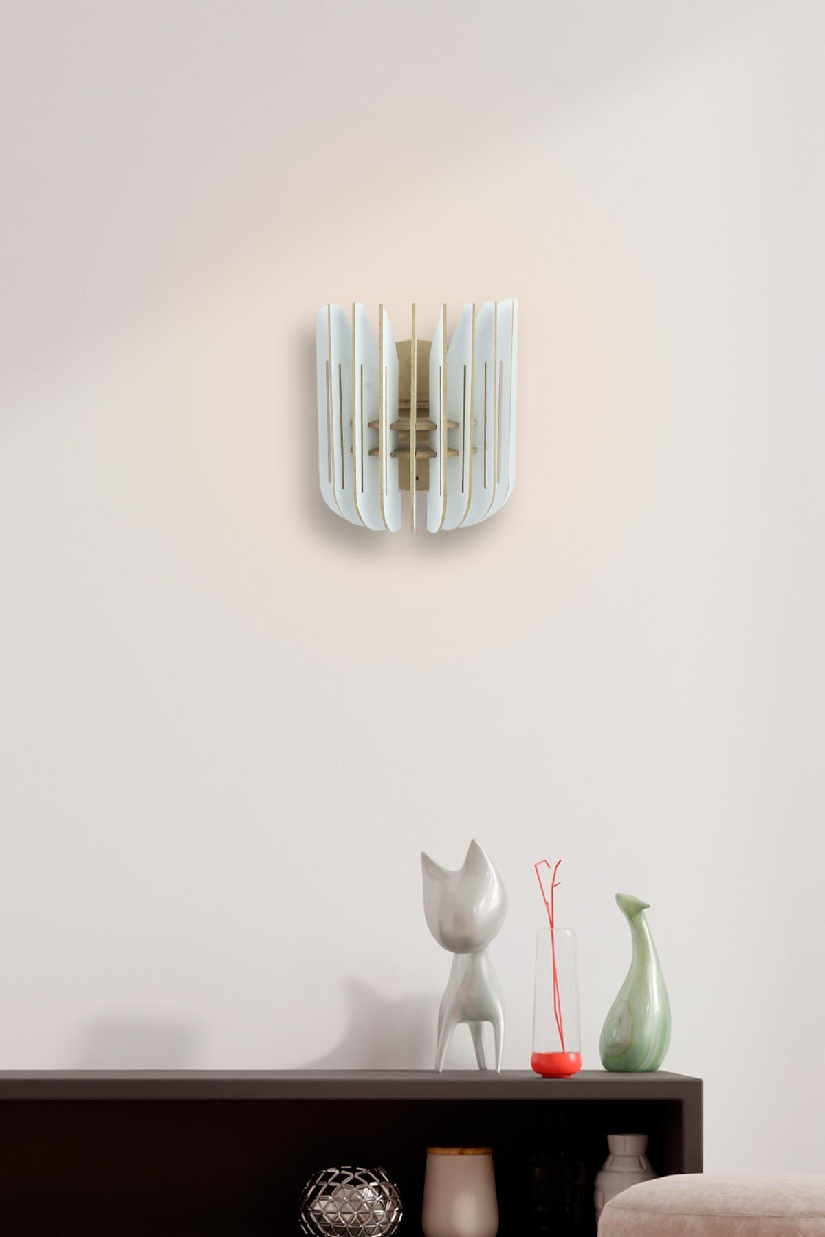 Opviq Zidna lampa E27 Grlo, Bijela