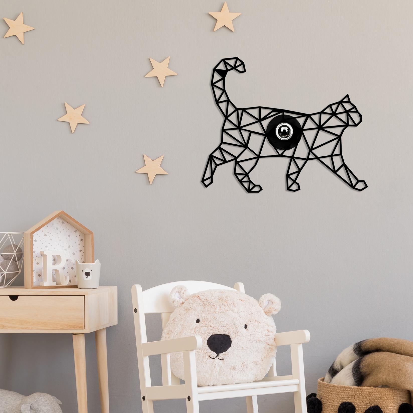 Opviq Zidna lampa E27 Grlo, Crna