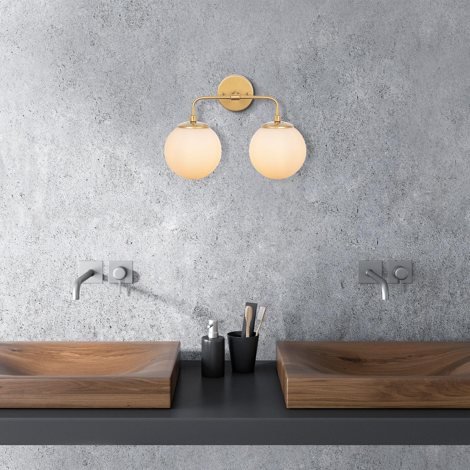 Opviq Zidna lampa E14 Grlo, Zlatna