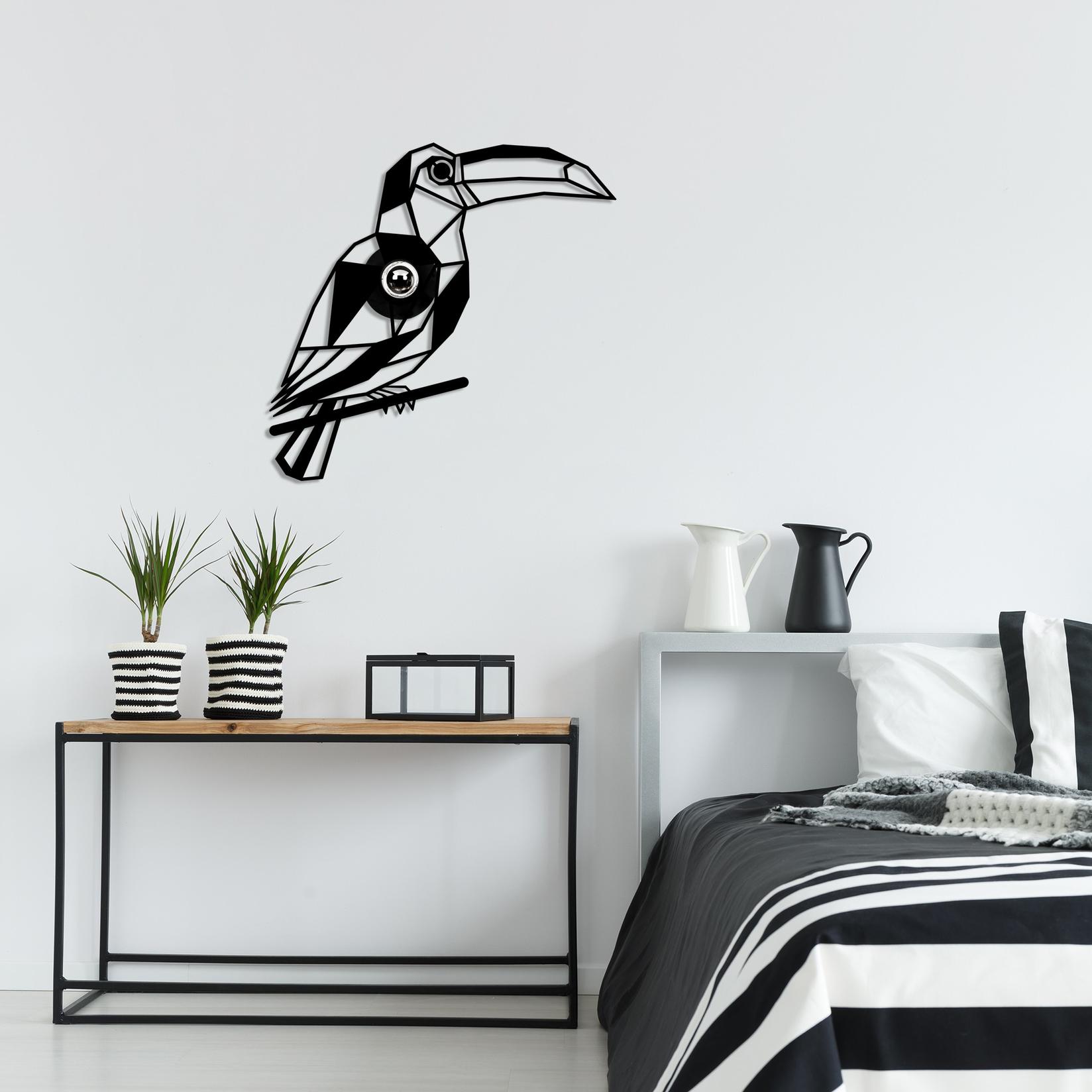 Opviq Zidna lampa E27 Grlo, Crna