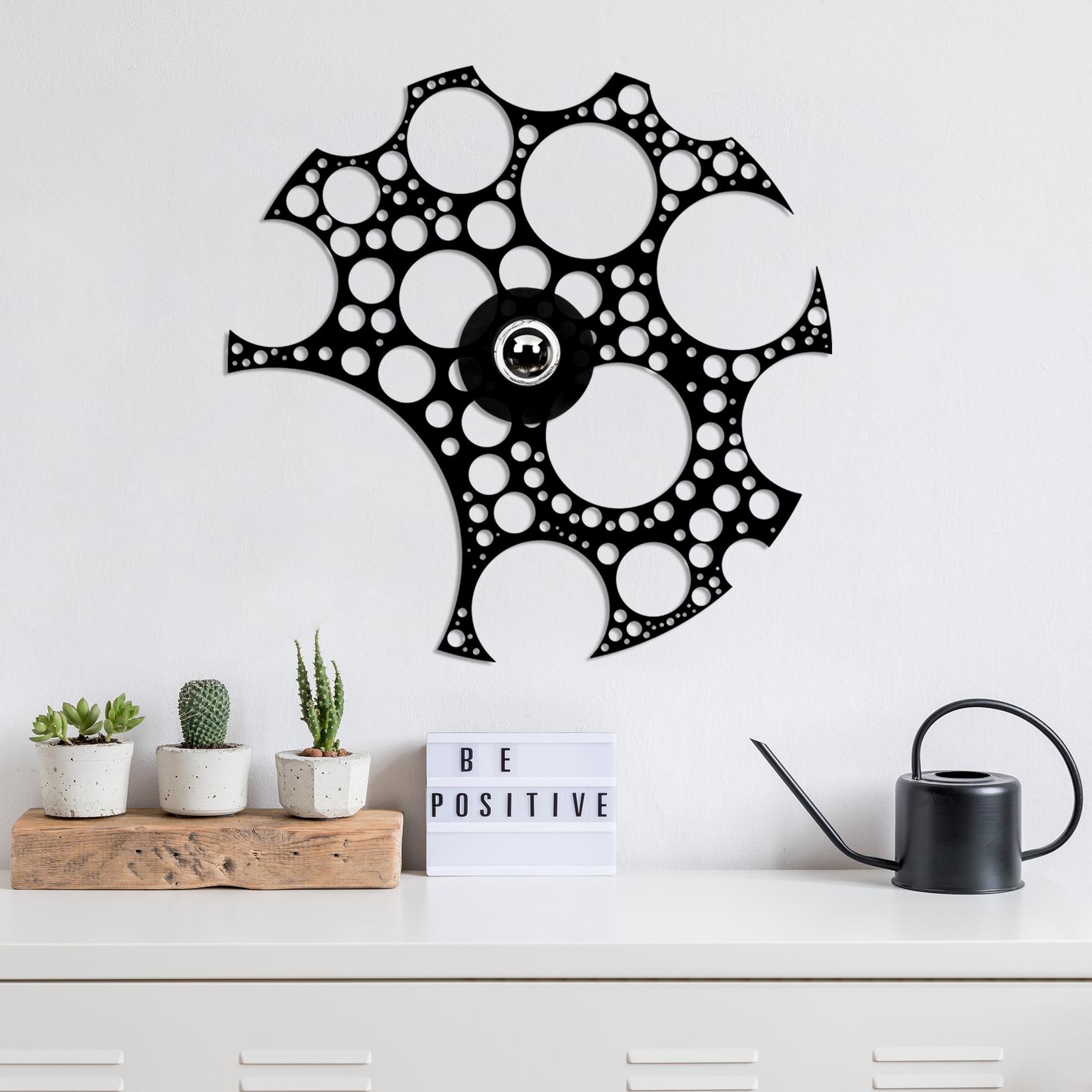 Opviq Zidna lampa E27 Grlo, Crna