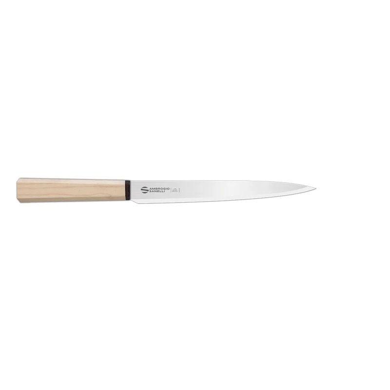 Sanelli Ambrogio Nož Hexagon Yanagiba, 21 cm, Braon