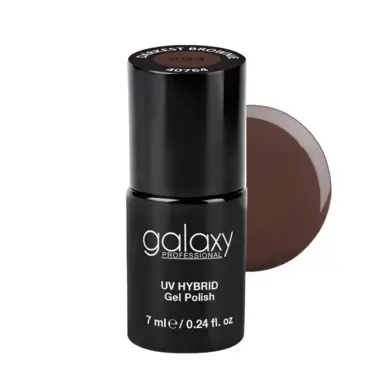 Galaxy Trajni lak za nokte - 894 Darkest Brownie, 7 ml