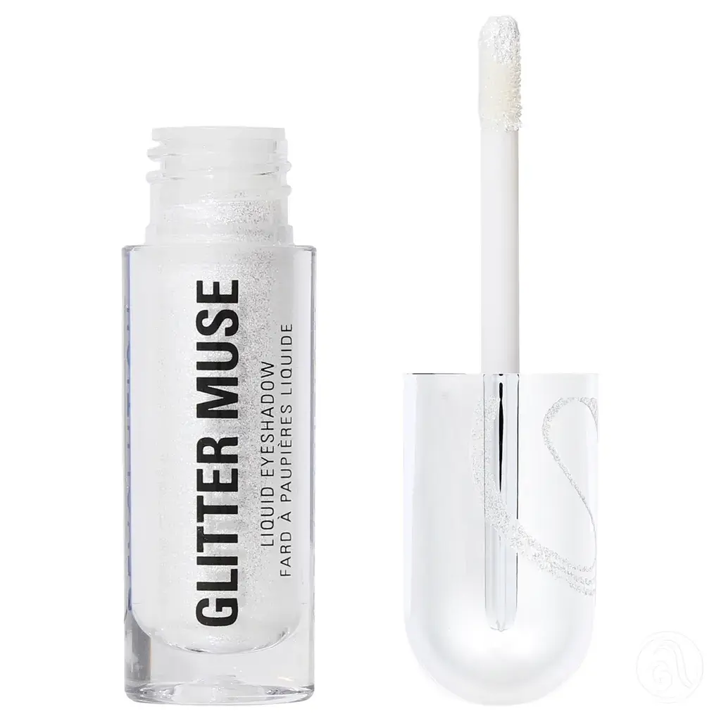 Revolution Tečna senka za oči sa gliterom, Srebrna boja