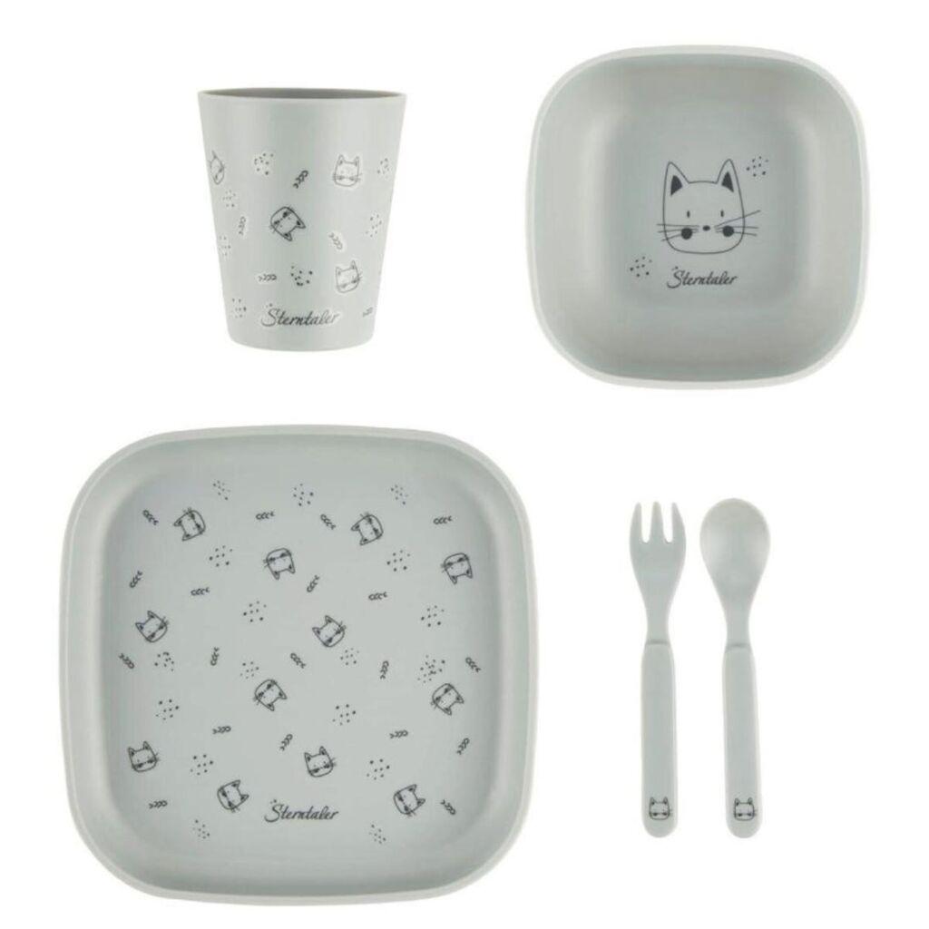 Sterntaler Set za hranu Cat Lilly Mattgrun 000275 6802487