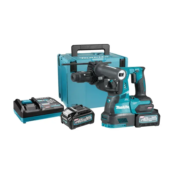 Makita Aku čekić bušilica HR002GM201 XGT 40V SDS-Plus 2.9J, Plavo-crna