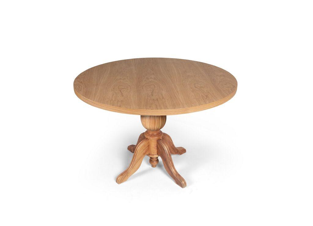 Hanah Home Trpezarijski sto Tondo, 118 cm, Smeđa