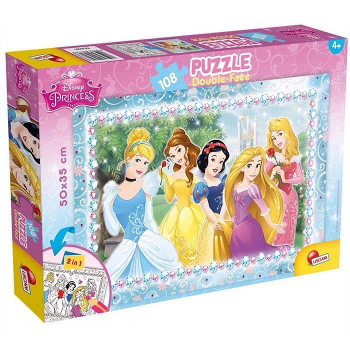Lisciani Slagalica-bojanka Princeza 47963, 108 dijelova