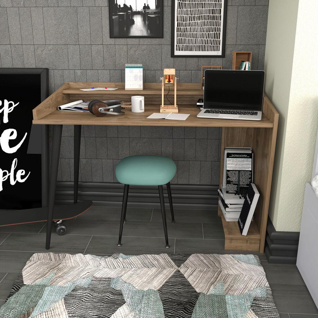 Hanah Home Vanessa radni sto, 121,8x59x88,3 cm, Orah