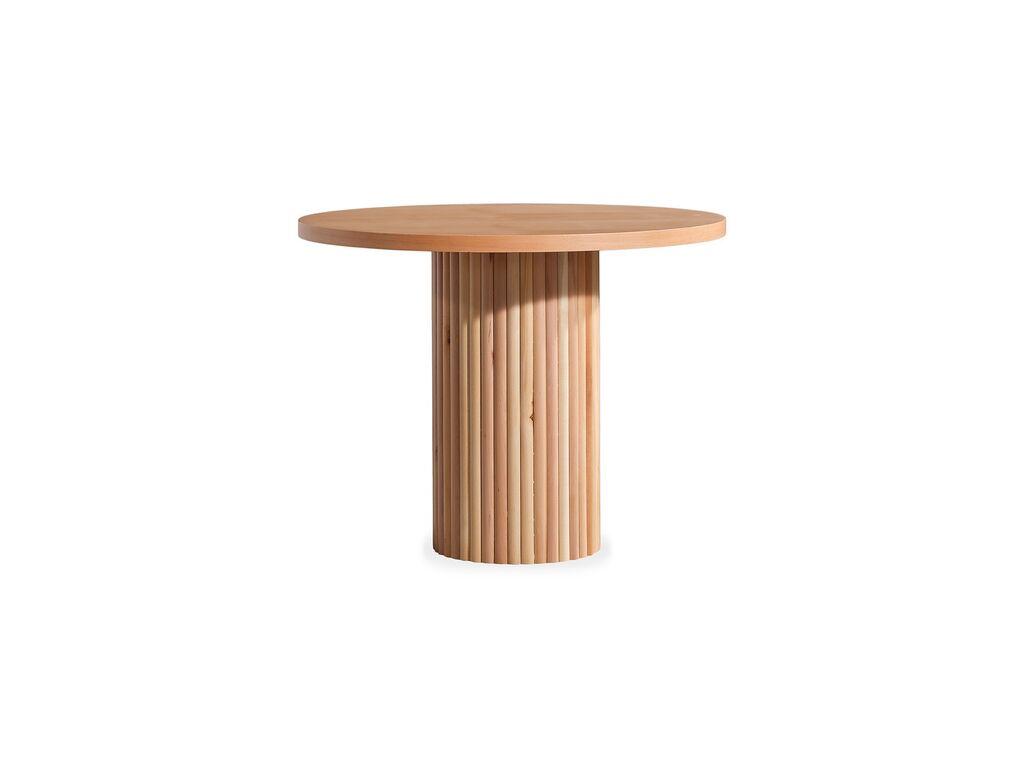 Hanah Home Trpezarijski sto Lova, 100x100x77 cm, Smeđa