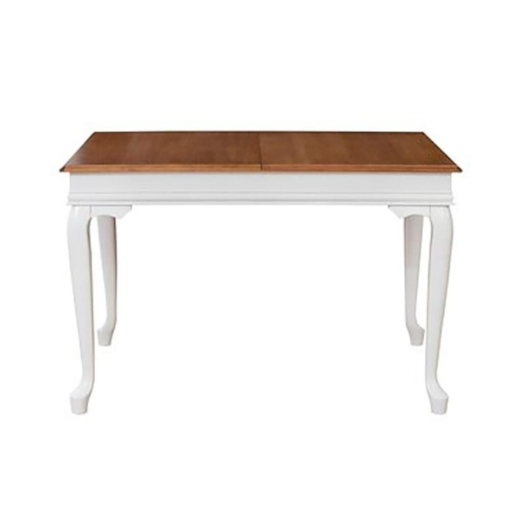 Hanah Home Trpezarijski sto na razvlačenje Albero29, 80x75-160 cm, Smeđe-bijeli